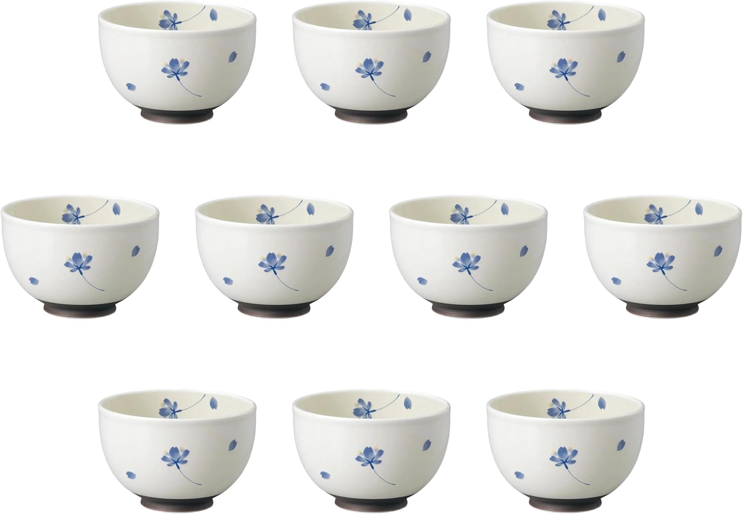 前畑陶器 庫山 御碗揃 吉祥文様 蓋付 小丼 丼 煮物碗 花 青海波 菊 梅